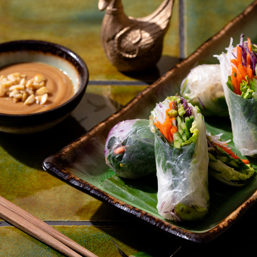 Fresh vietnamese rolls