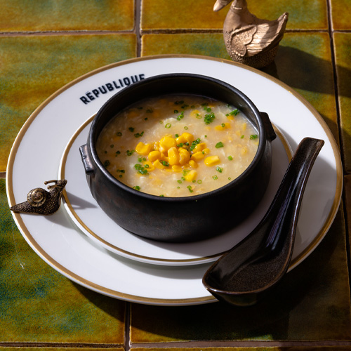 Egg Drop Corn Soup