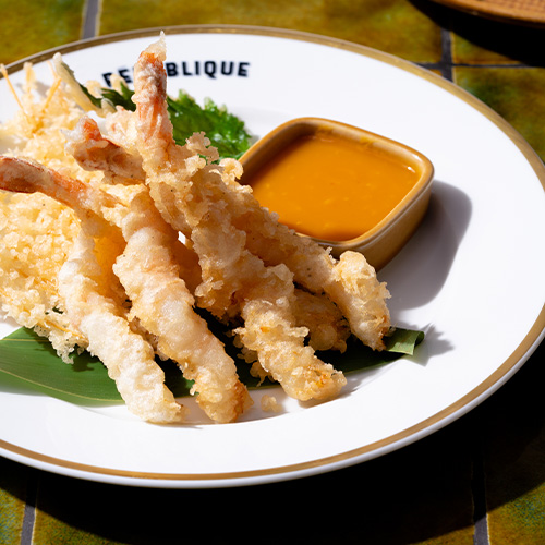 Prawn tempura